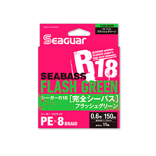 Trenzado R-18 Seabass Green 200M de Seaguar